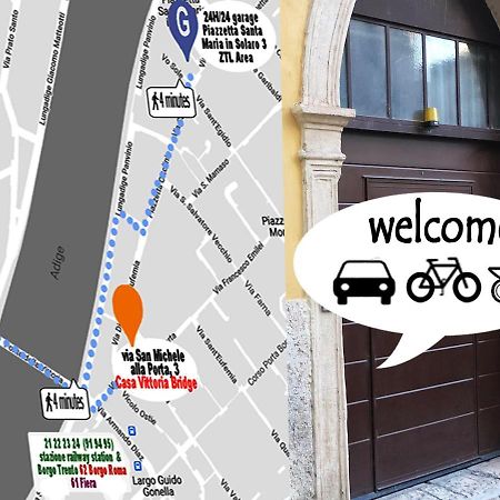 Casa Vittoria Bridge Bed & Breakfast Verona Ngoại thất bức ảnh