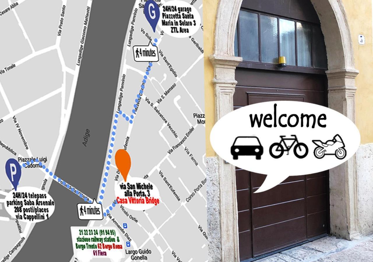 Casa Vittoria Bridge Bed & Breakfast Verona Ngoại thất bức ảnh